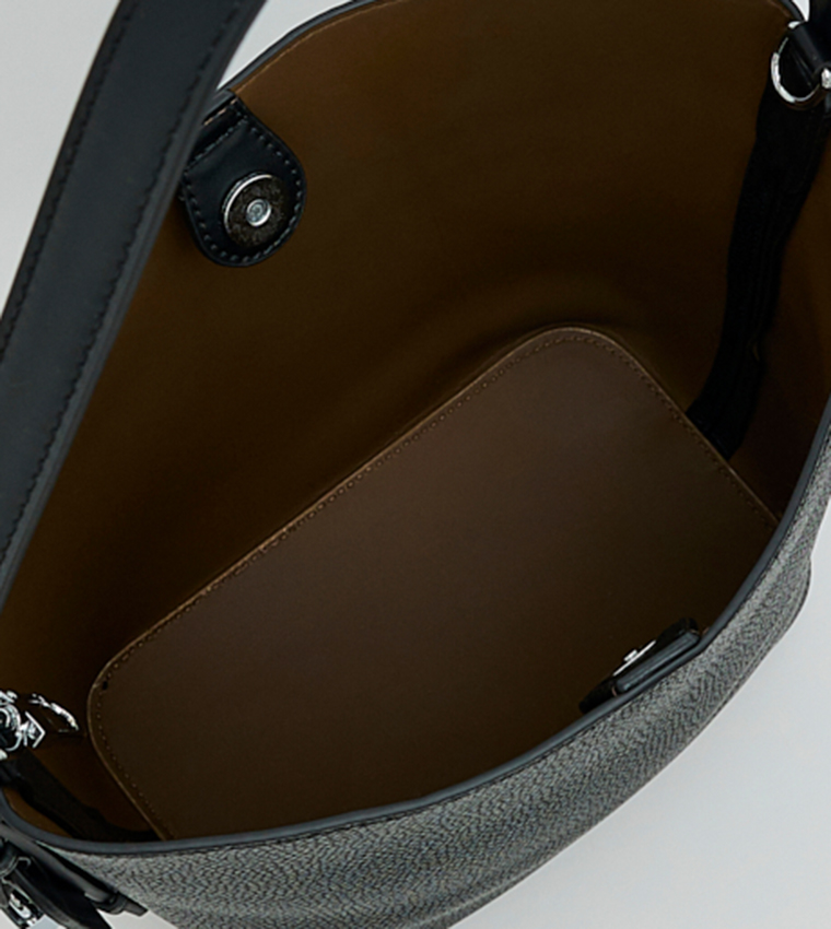 Solid Shoulder Bag Set