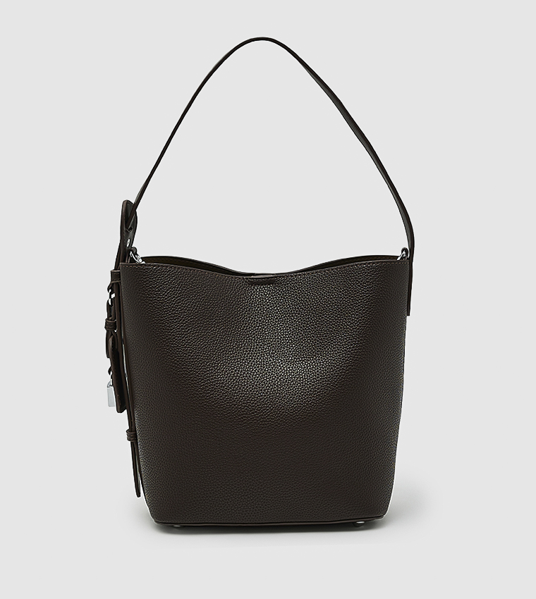 Solid Shoulder Bag Set