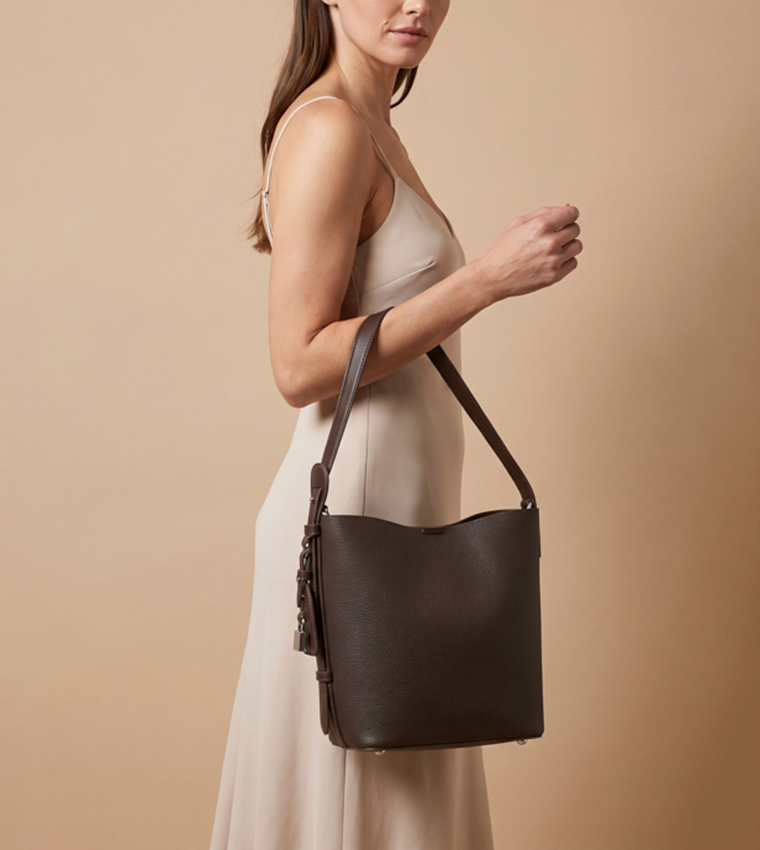Solid Shoulder Bag Set