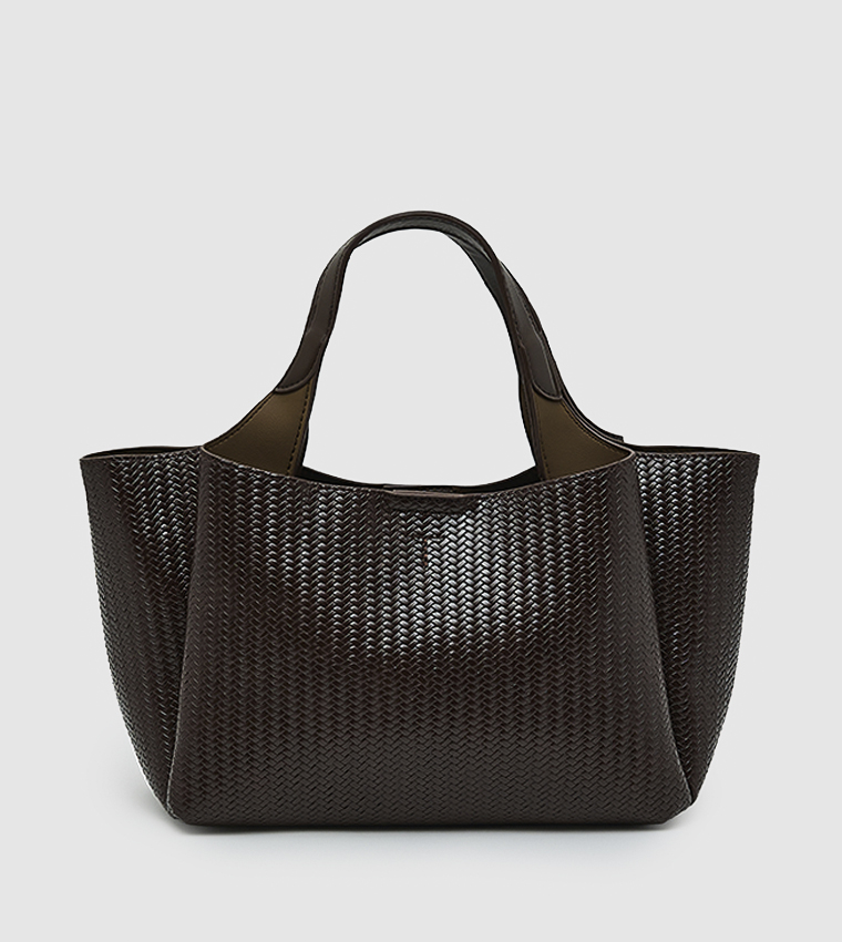 Textured Shoulder Bag