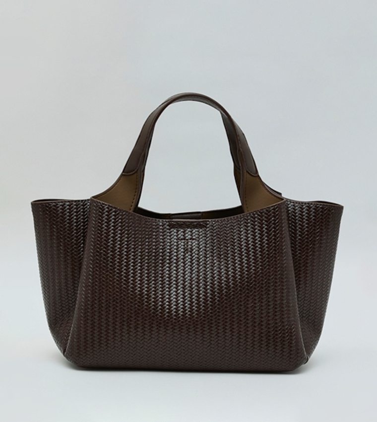 Textured Shoulder Bag