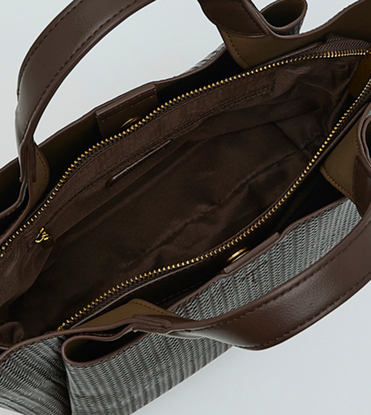 Textured Shoulder Bag