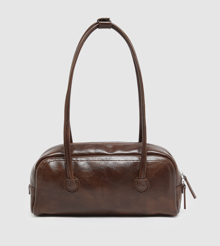 Solid Shoulder Bag