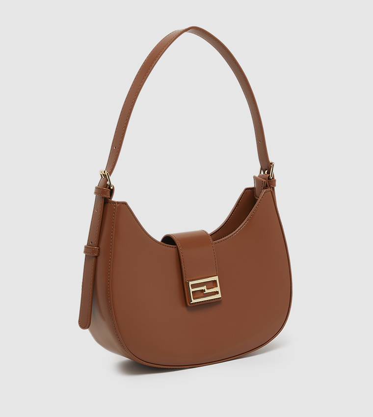 Solid Shoulder Bag