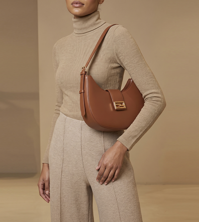 Solid Shoulder Bag