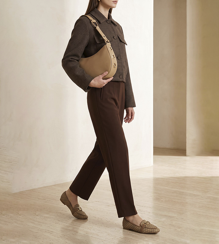 Solid Shoulder Bag