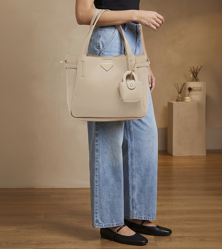Solid Shoulder Bag