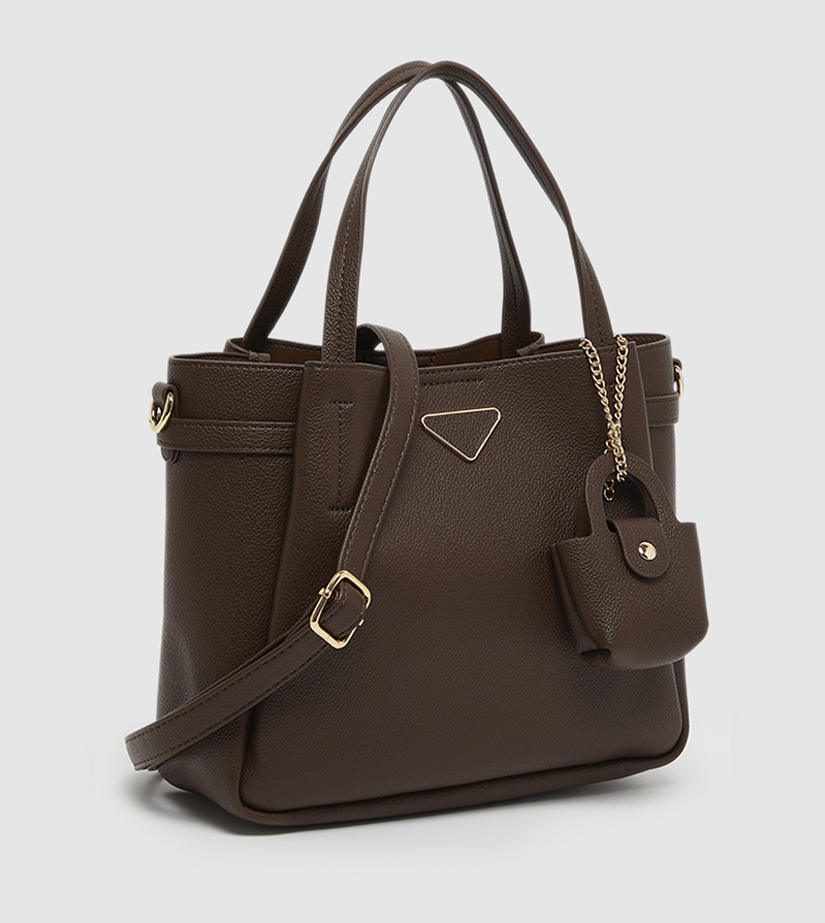 Solid Shoulder Bag