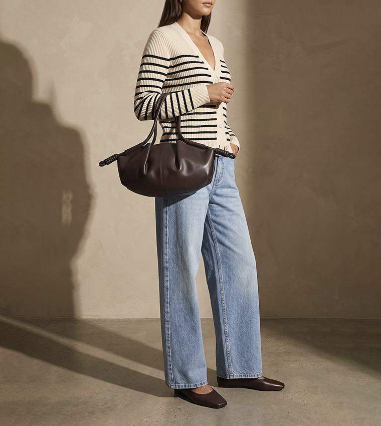 Solid Shoulder Bag