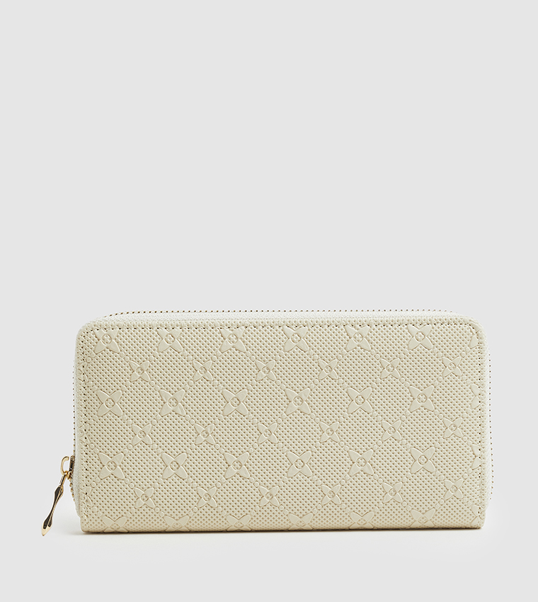 Self Patterned Long Wallet