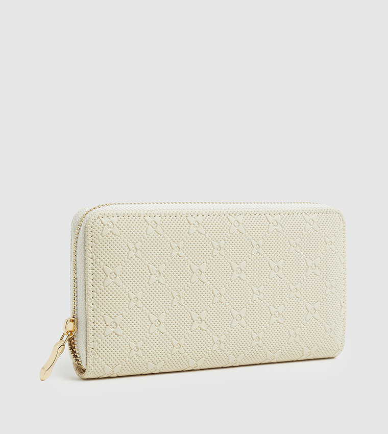 Self Patterned Long Wallet
