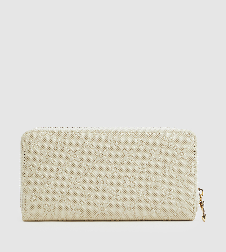 Self Patterned Long Wallet