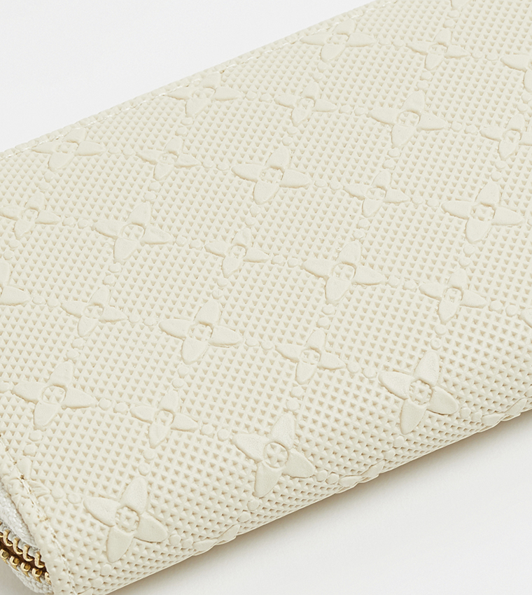 Self Patterned Long Wallet