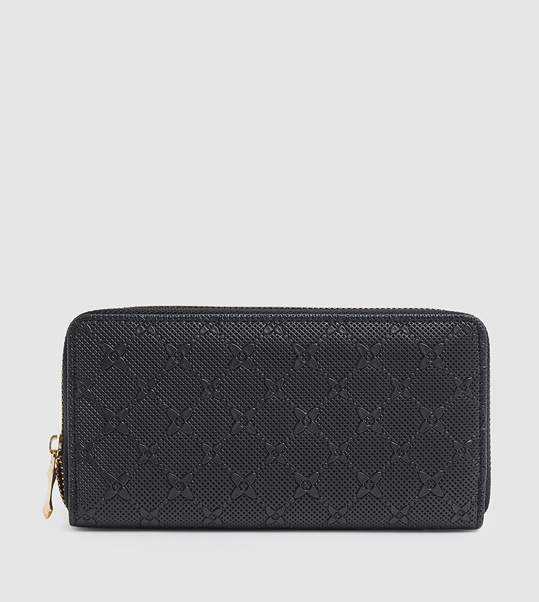 Self Patterned Long Wallet