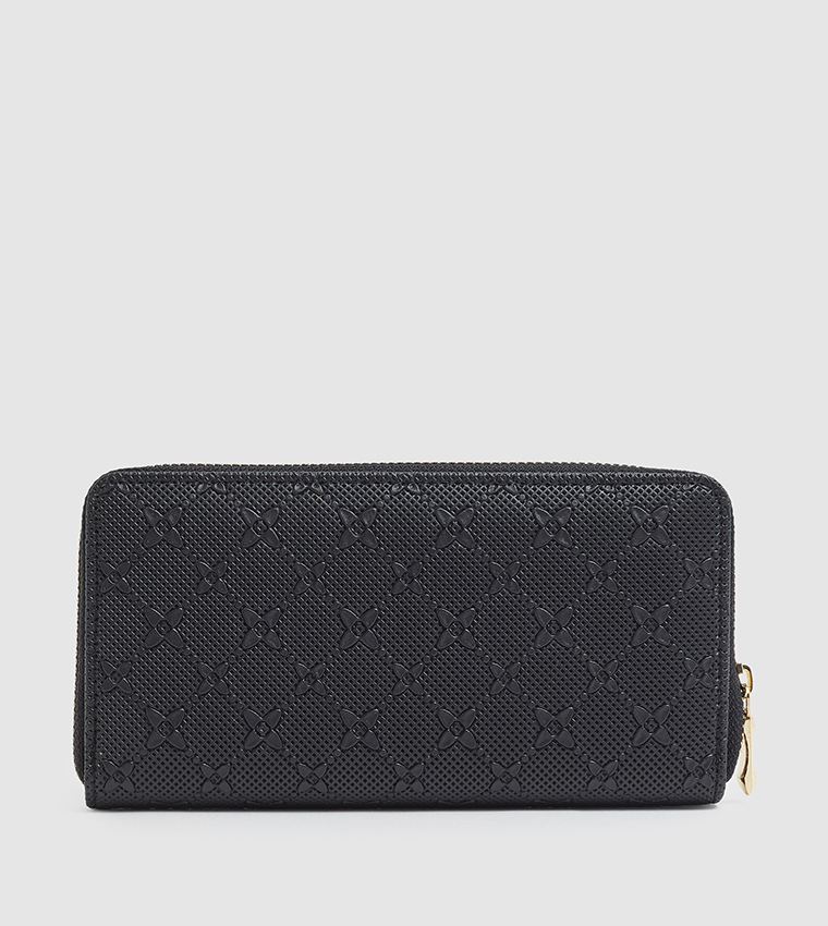 Self Patterned Long Wallet