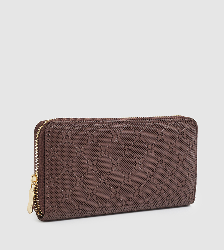 Self Patterned Long Wallet