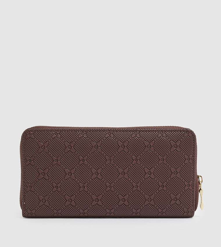 Self Patterned Long Wallet