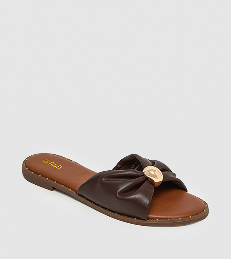 Bow Strap Flat Sandals