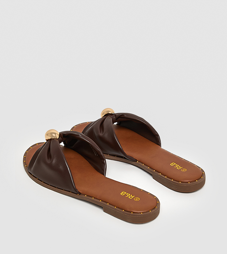 Bow Strap Flat Sandals