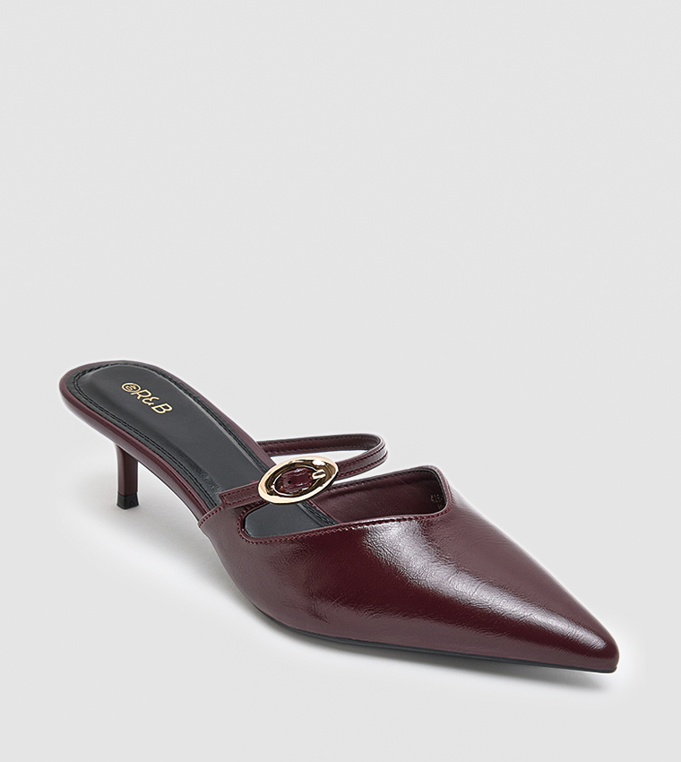 Pointed Toe Mule Pumps