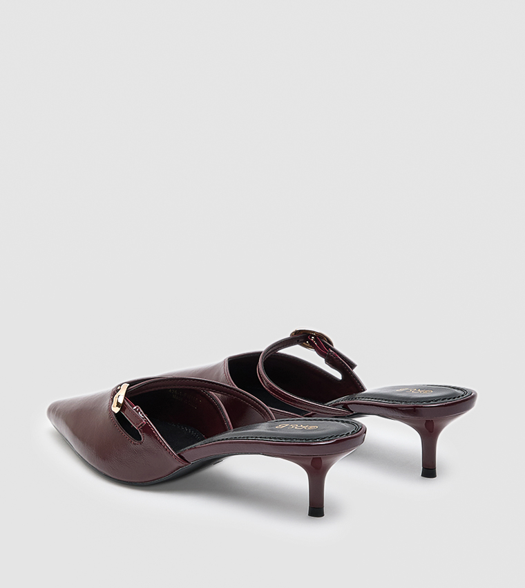 Pointed Toe Mule Pumps