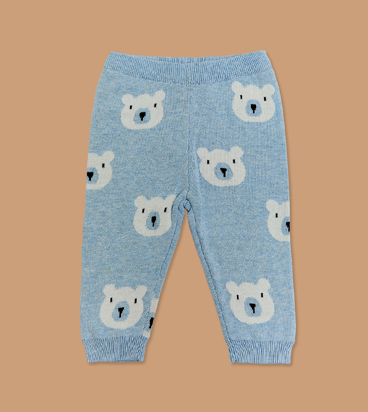 Patterned Knitted Clothing Set