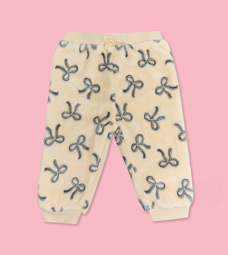 Bow Patterned Clothing Set