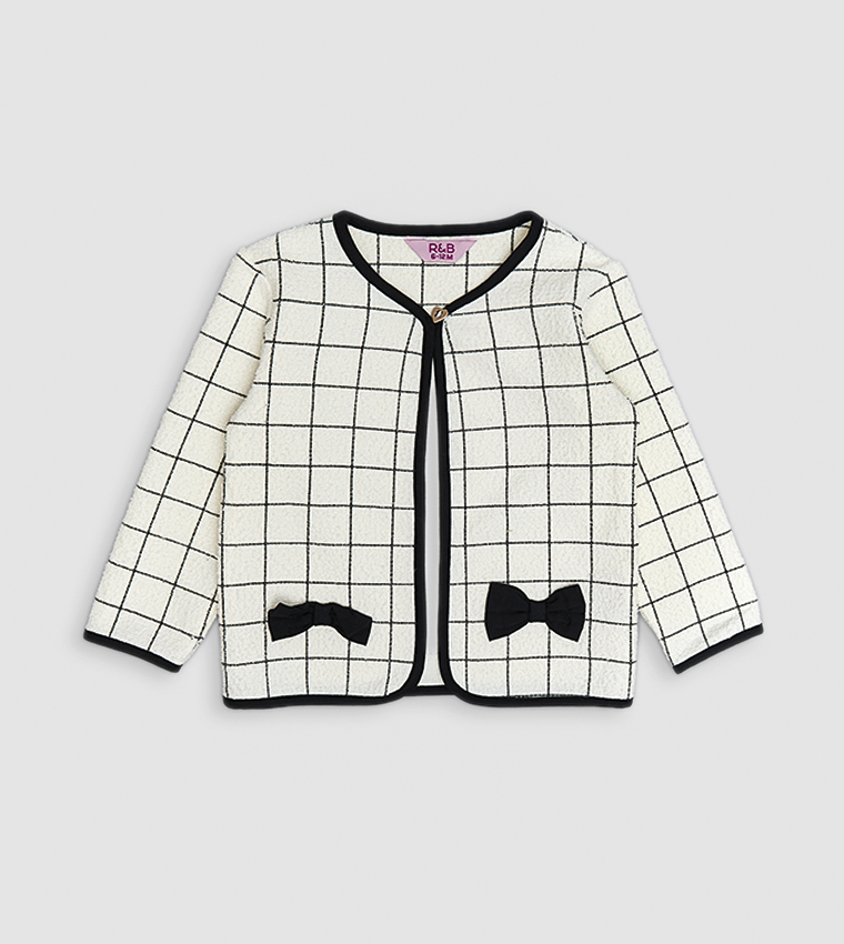 Patterned Jacket and Pant Set