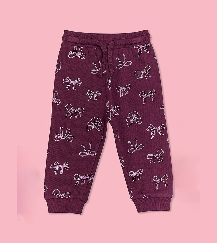 Bow Patterned Clothing Set