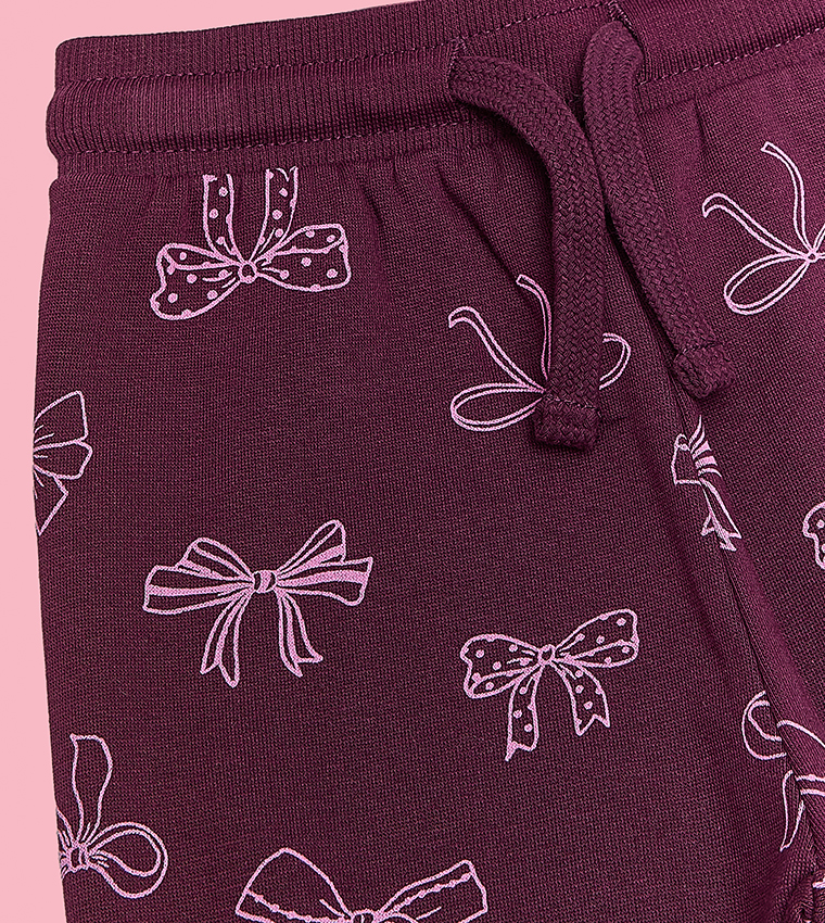 Bow Patterned Clothing Set