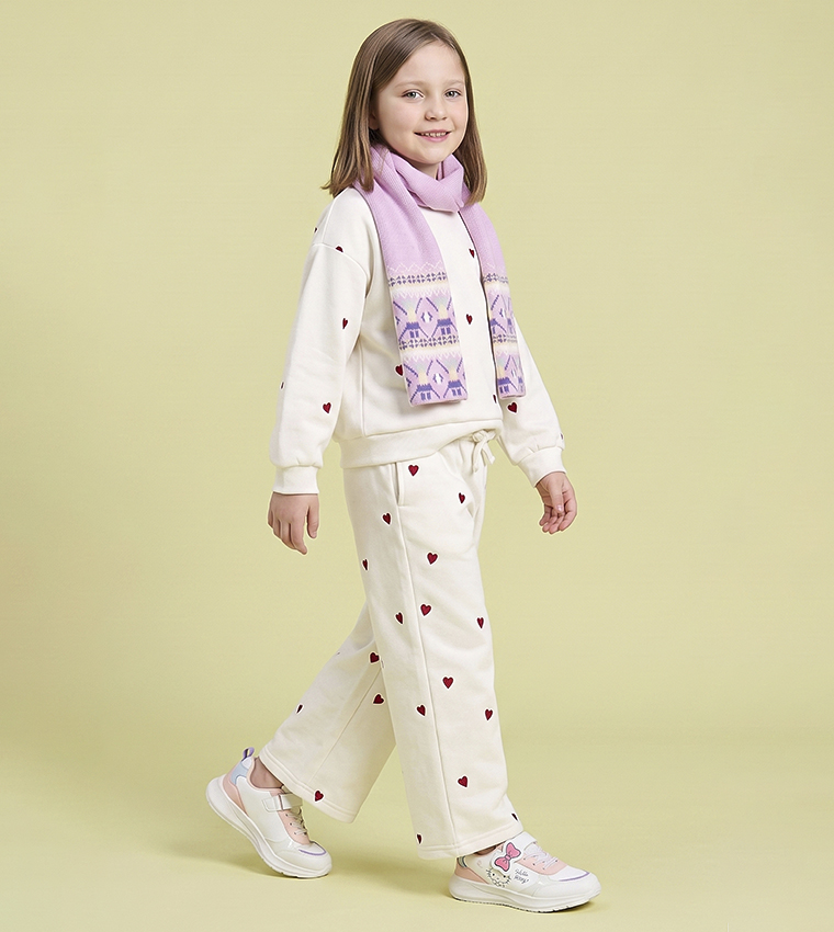 Patterned Sweatsuit Set