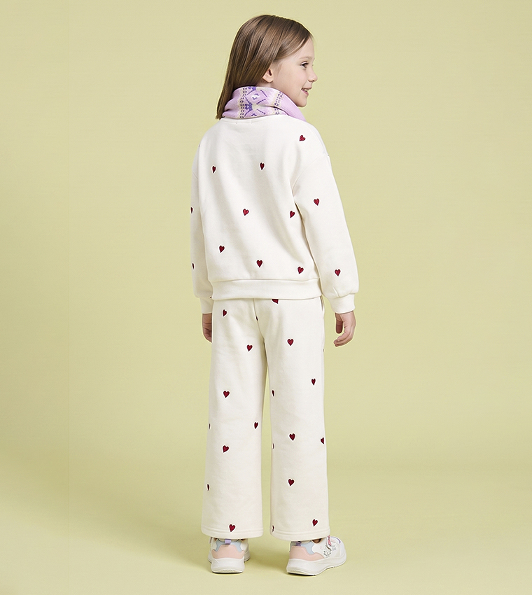 Patterned Sweatsuit Set