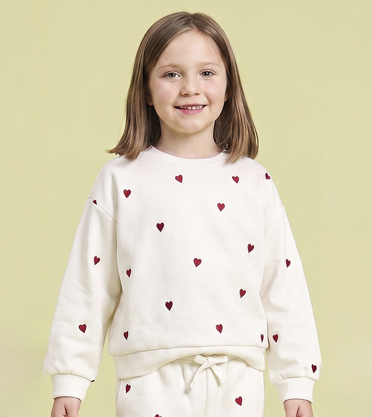 Patterned Sweatsuit Set