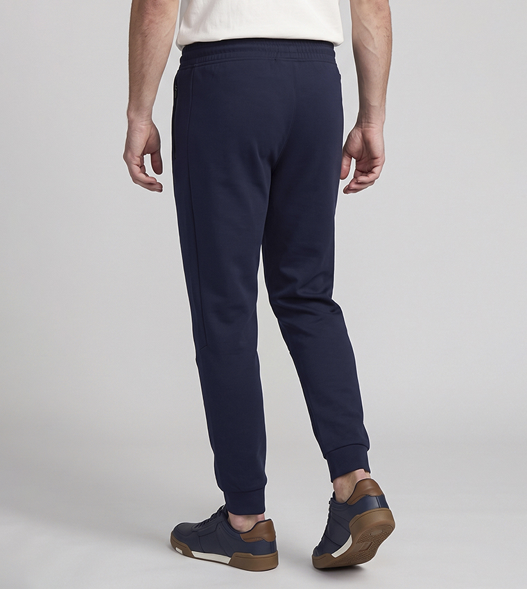 Solid Joggers with Drawstring Waist