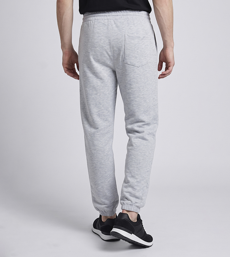 Solid Joggers with Drawstring Waist