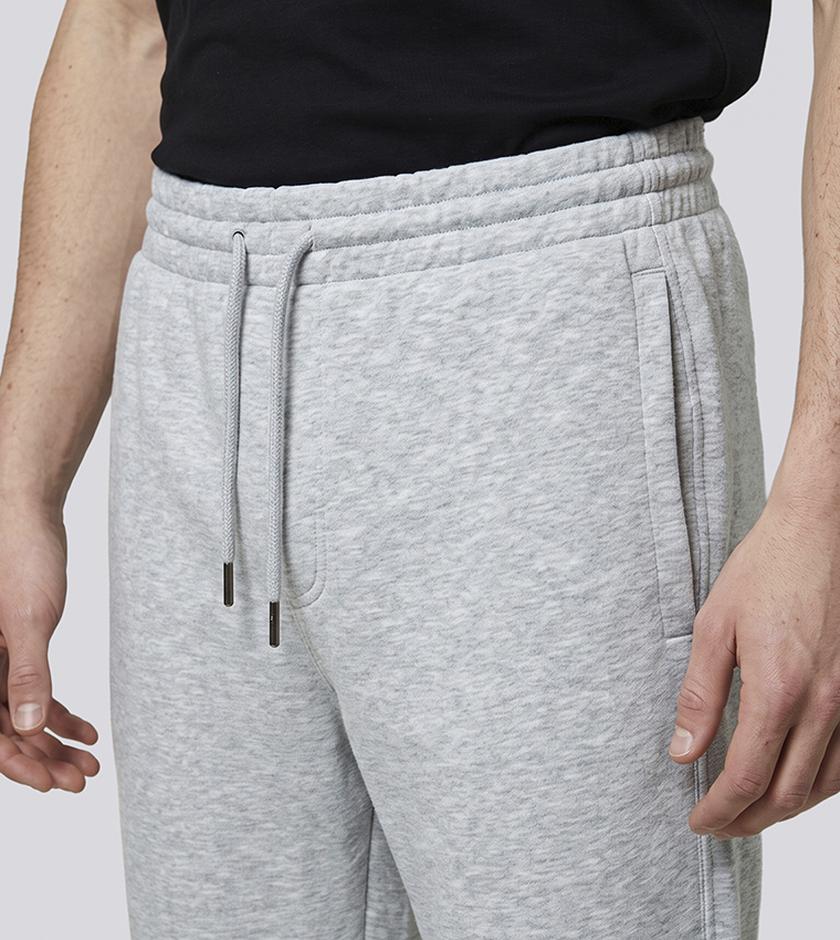 Solid Joggers with Drawstring Waist