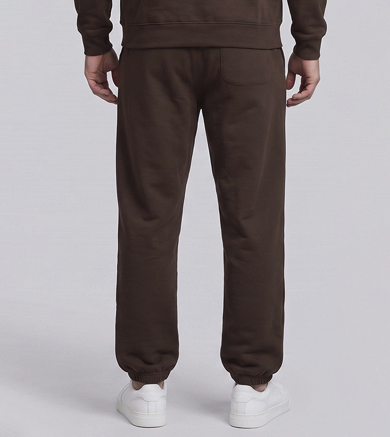 Solid Joggers with Drawstring Waist
