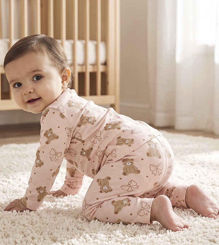 4-Piece Printed Clothing Sets