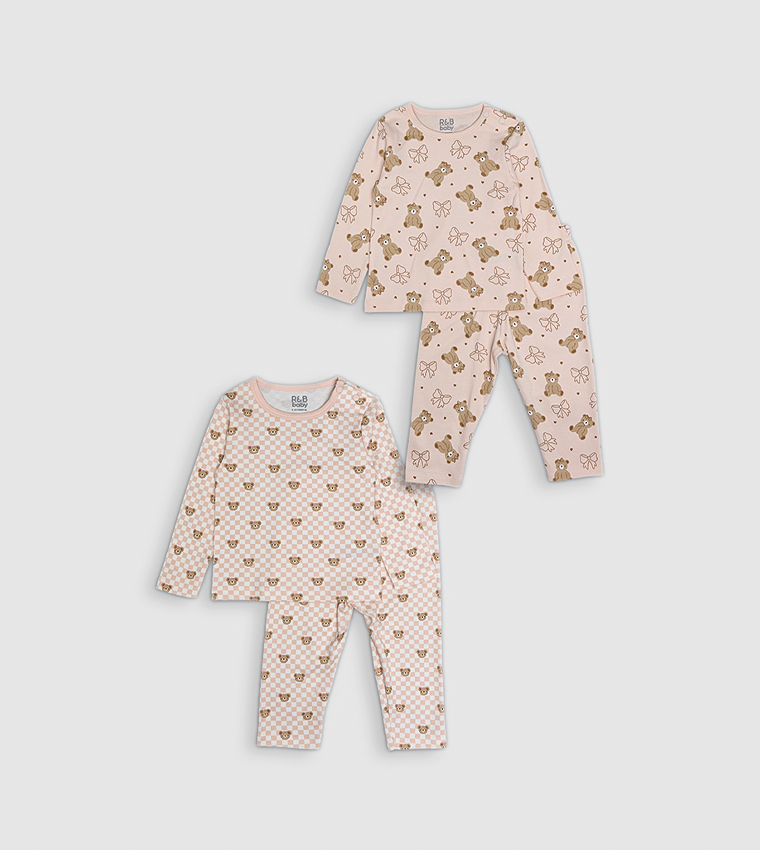 4-Piece Printed Clothing Sets