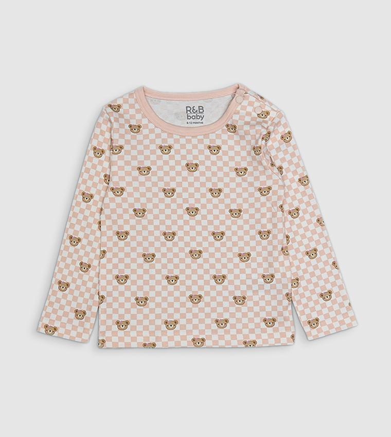 4-Piece Printed Clothing Sets