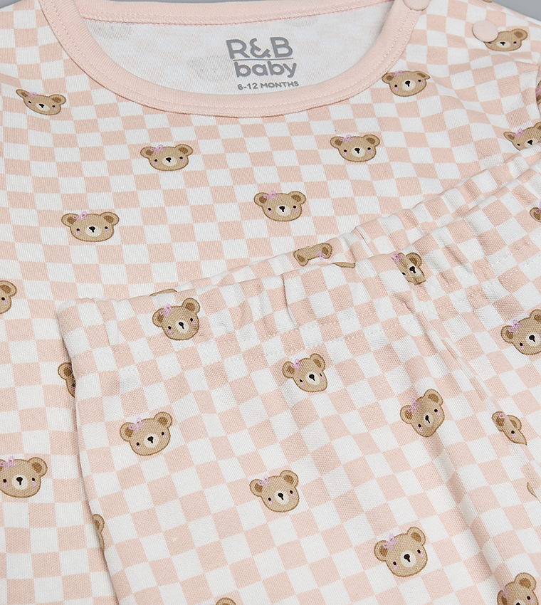 4-Piece Printed Clothing Sets