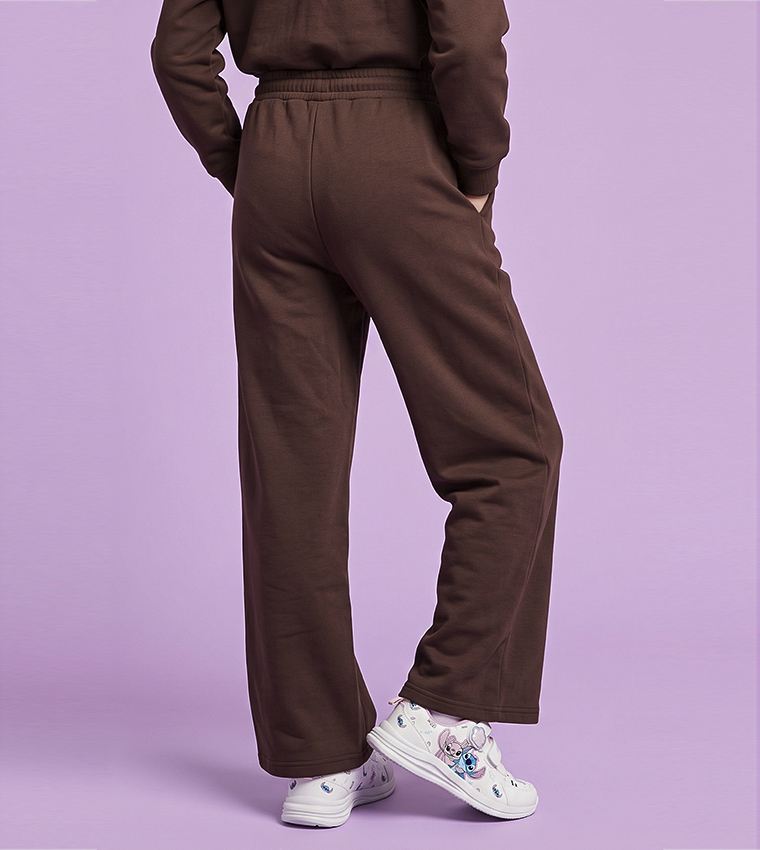 Solid Sweatpants with Drawstring Waist