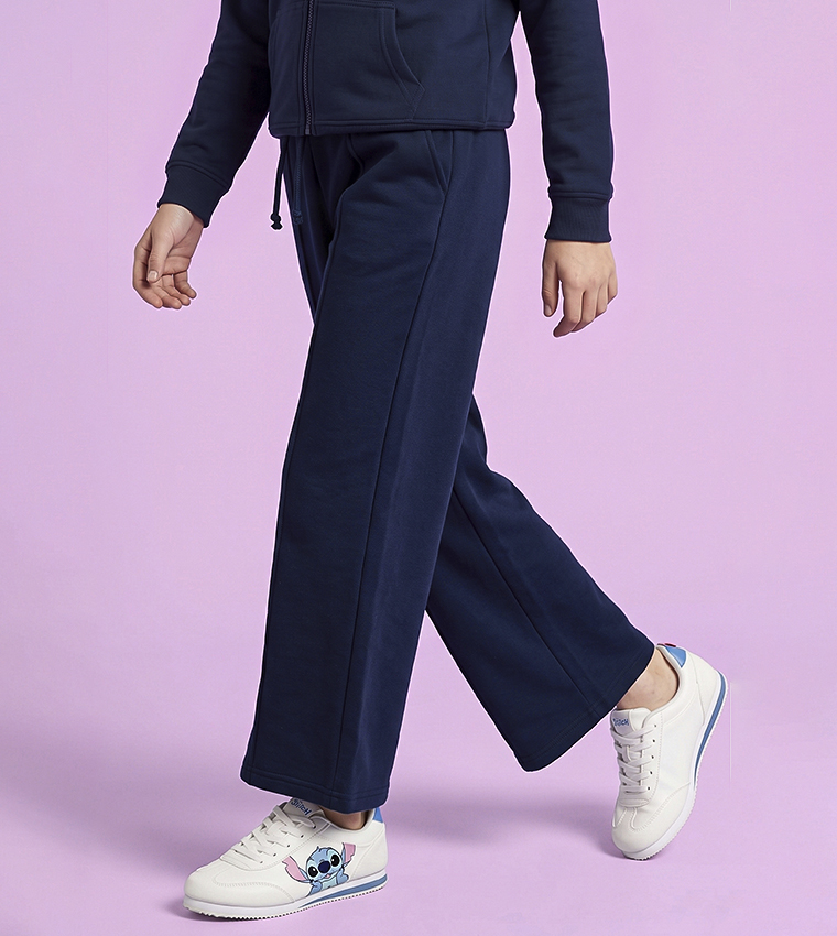 Solid Sweatpants with Drawstring Waist