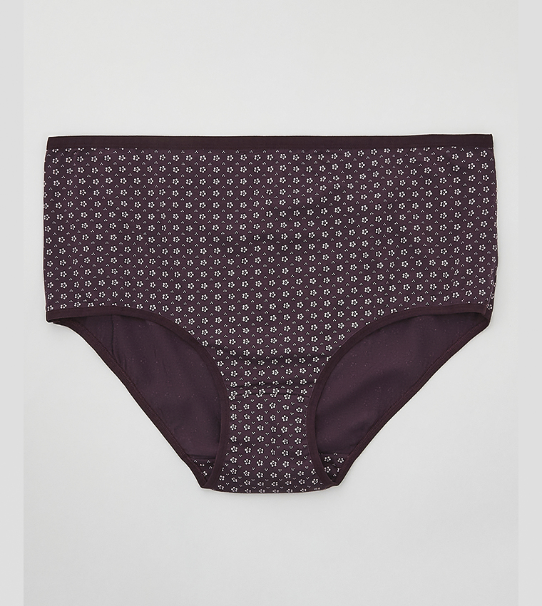 3 Pack Printed Full Briefs