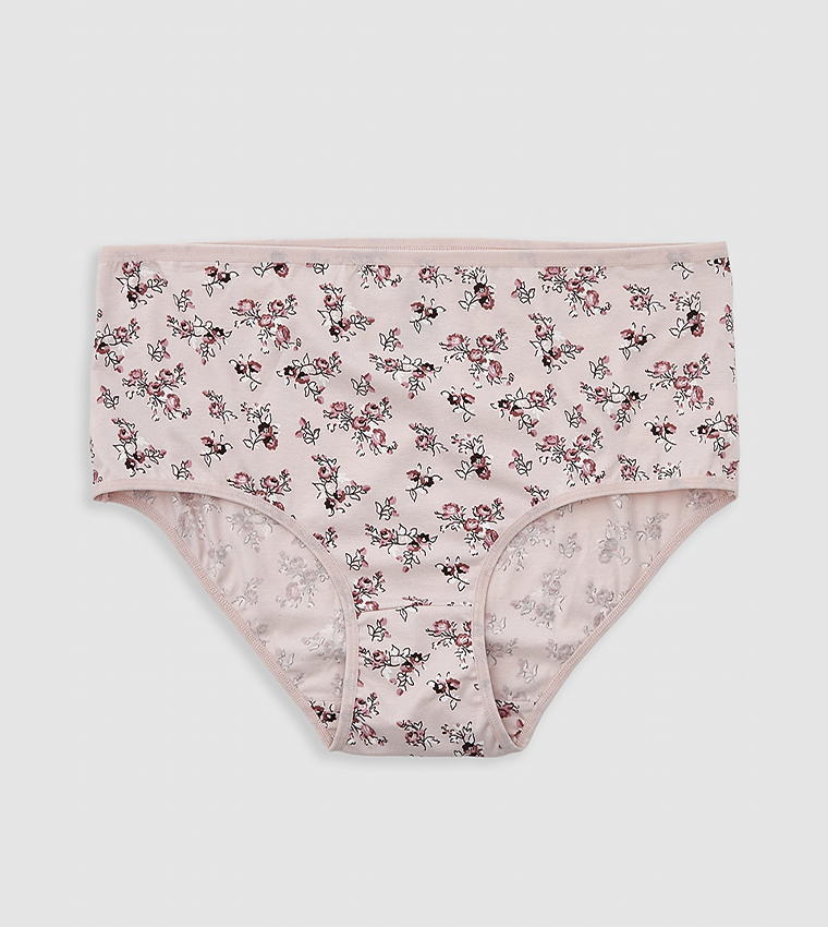 3 Pack Printed Full Briefs