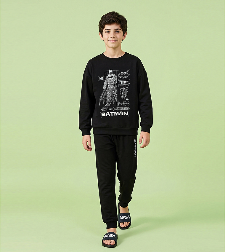 Batman Print Pyjama Set