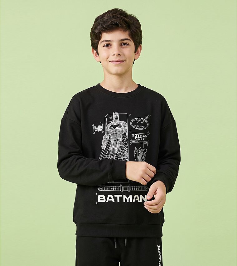 Batman Print Pyjama Set