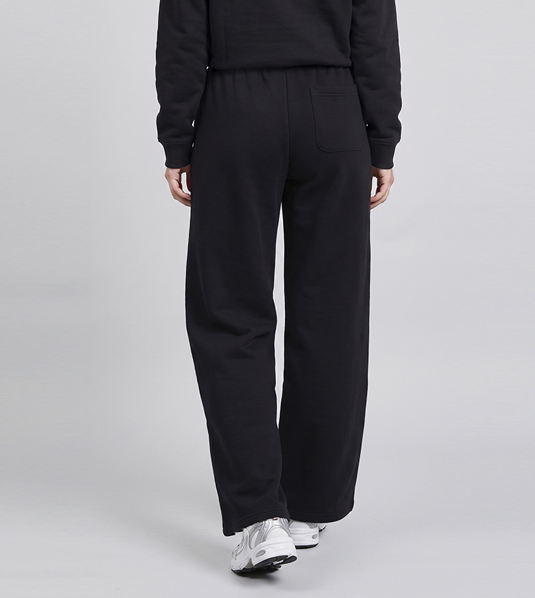 Solid Sweatpants with Drawstring Waist