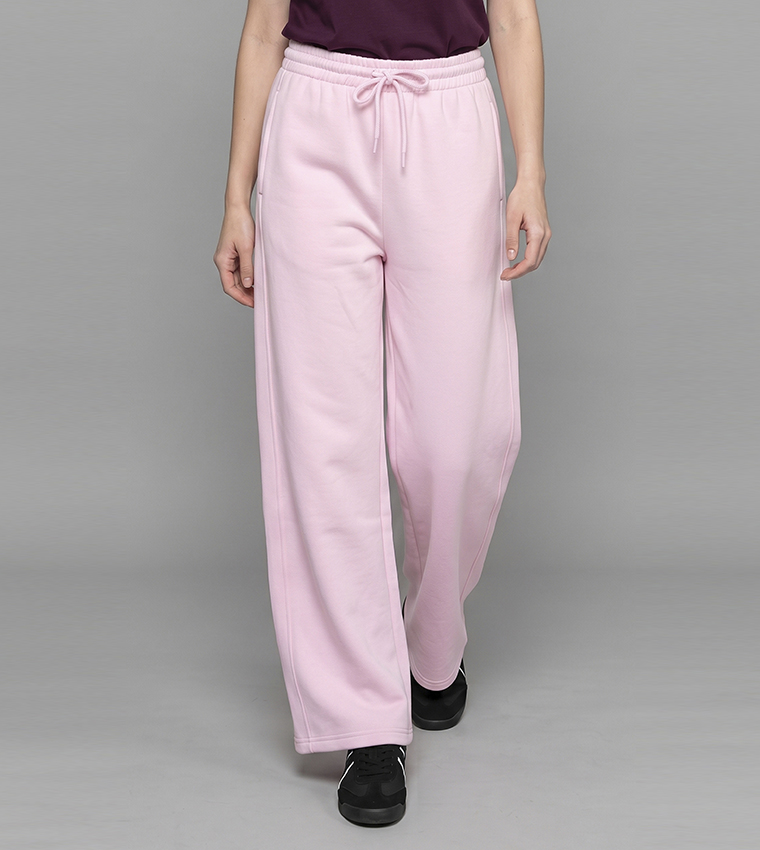 Solid Sweatpants with Drawstring Waist