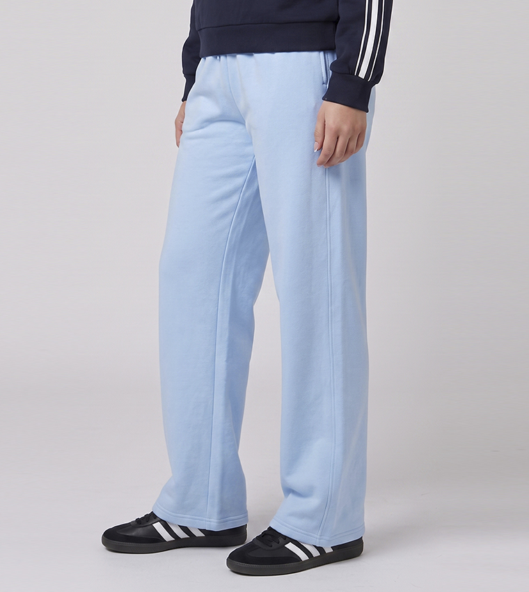 Solid Sweatpants with Drawstring Waist